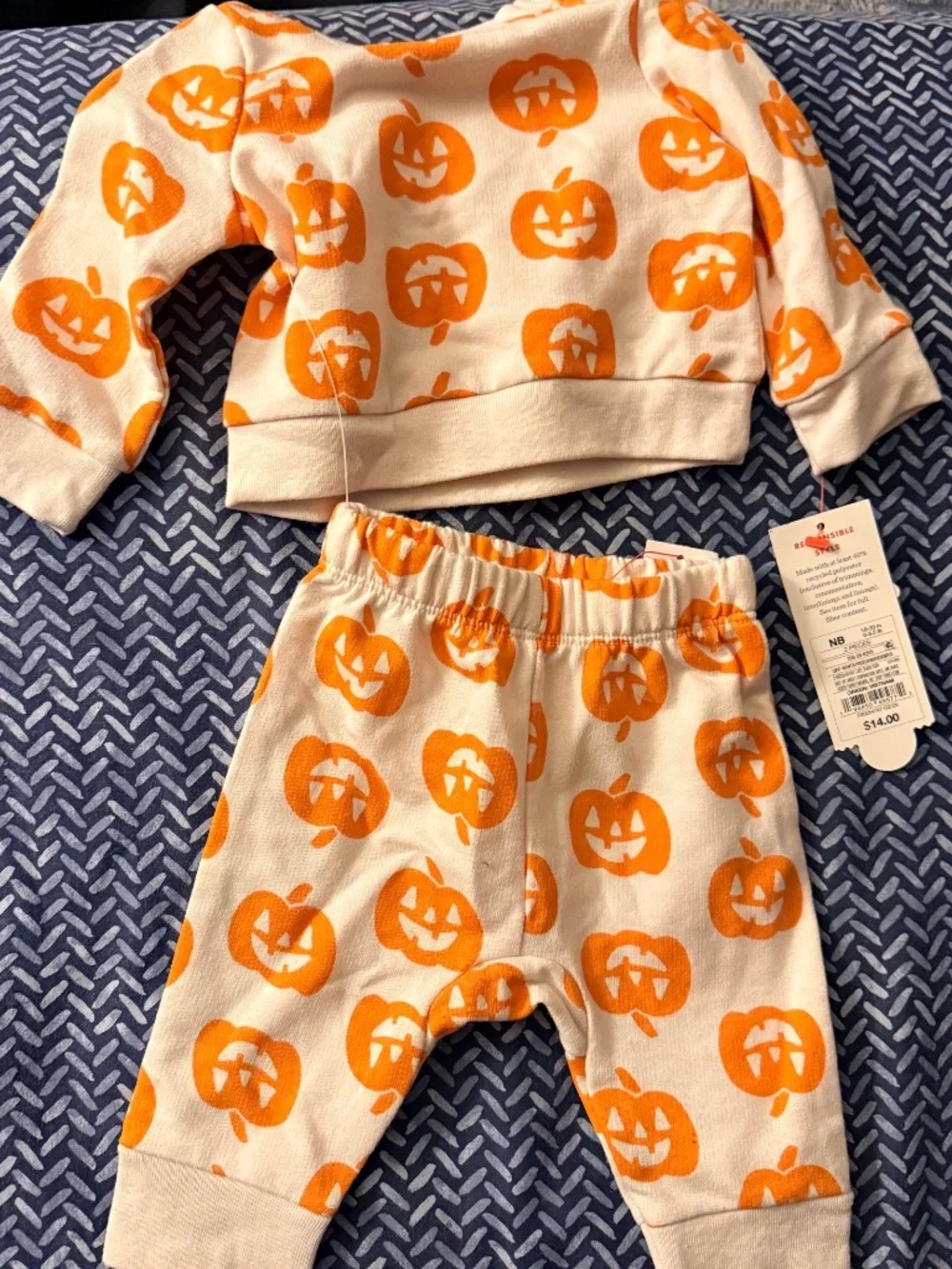 Newborn Halloween sweatsuits (2 sets)